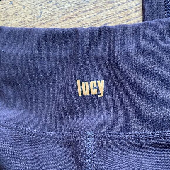 Lucy Tech Brown PullOn Running Workout Pants Size XS - Picture 4 of 10